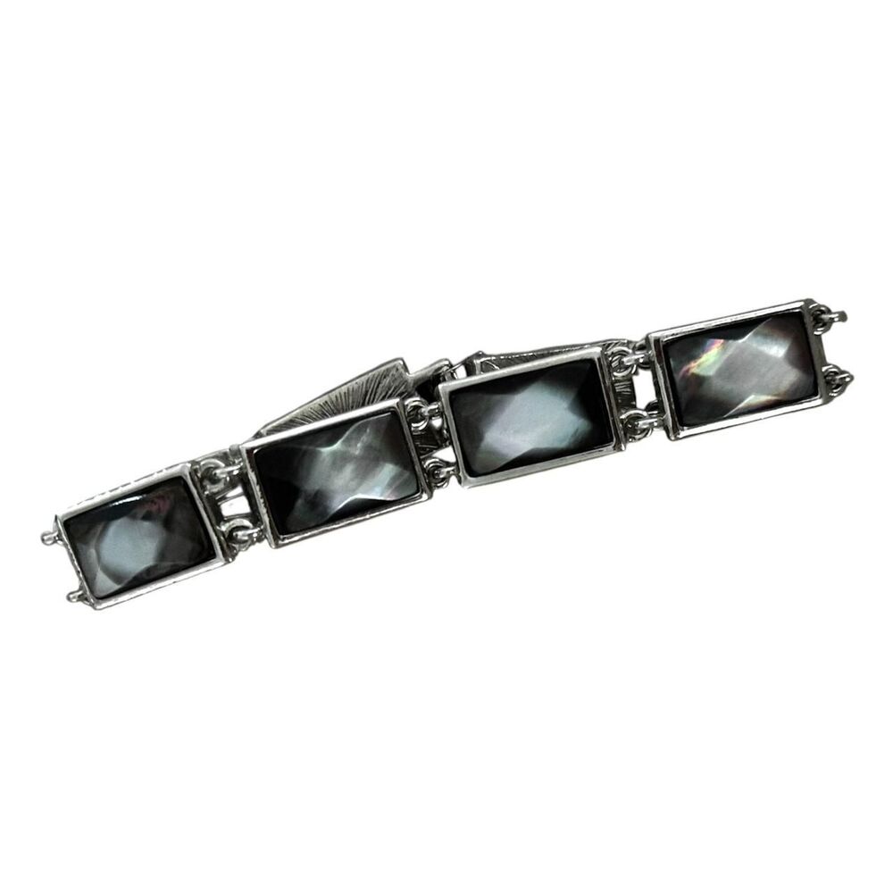 Vintage Lia Sophia silver tone bracelet.